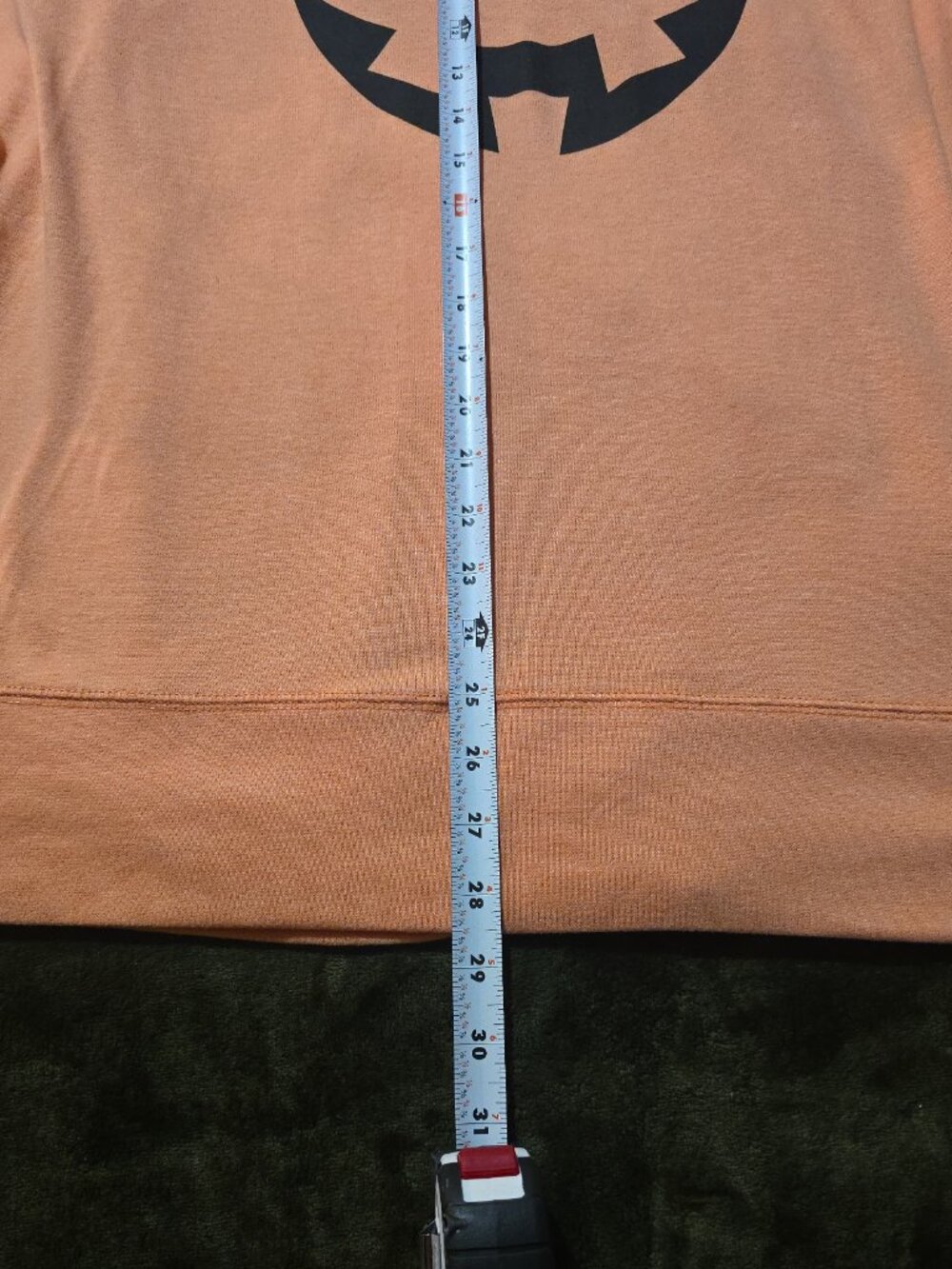 Way to Celebrate Halloween Jack O Lantern Long Sleeve Shirt Orange XXL (20) - Picture 7 of 10